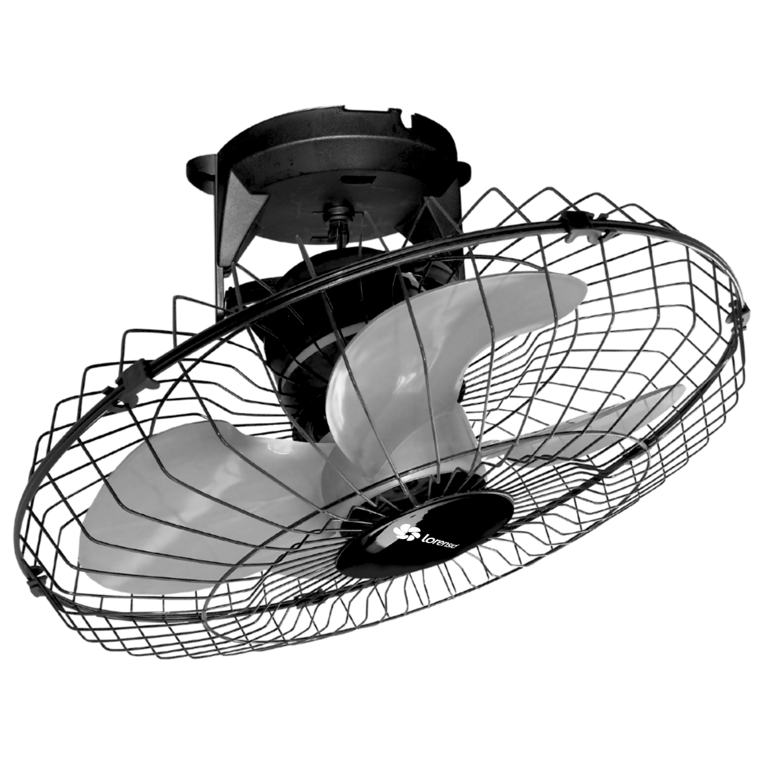 Ventilador de Teto Turbo Orbital 50cm (M1) Grade Metálica