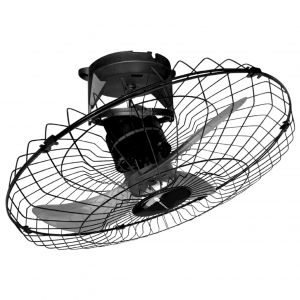 Ventilador de Teto Turbo Orbital 60cm (M1) Grade Metálica