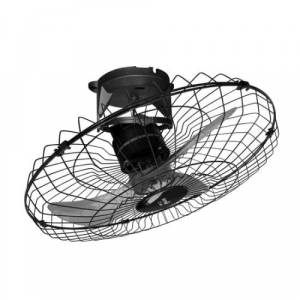 Ventilador de Teto Turbo Orbital 60cm (M1) Grade Metálica